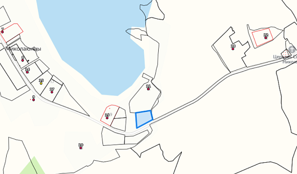 Лот №1. Земельный участок с кадастровым № 220885608602000005 площадью 0.2087 га по адресу: Витебская обл., Браславский р-н, Межанский с/с, д. Миколаюнцы, 27