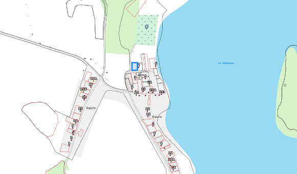 Лот №1. Земельный участок с кадастровым № 222185000601000069 площадью 0.1793 га по адресу: Витебская обл., Докшицкий р-н, Тумиловичский с/с, д. Бирули, ул. Озёрная, 4