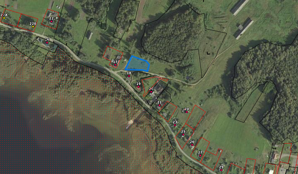 Лот№2. Земельный участок с кадастровым № 220887024601000122 площадью 0.24 га по адресу: Витебская обл., Браславский р-н, Плюсский с/с, д. Красногорка, ул. Приозёрная, 17В для строительства и обслуживания одноквартирного жилого дома