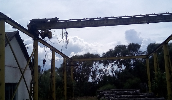 Лот №1. Кран-балка однопролетная опорная г.п. 3,2 т. с инв № 28. Лот №1. Кран-балка однопролетная опорная г.п. 3,2 т. с инв № 28.