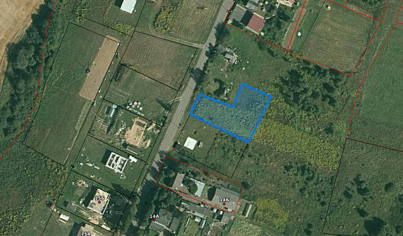 Лот №1. Земельный участок с кадастровым № 221281201601040167 площадью 0.1400 га по адресу: Витебская обл., Витебский р-н, Вороновский с/с, д. Дрюково, ул. Центральная, 14Д